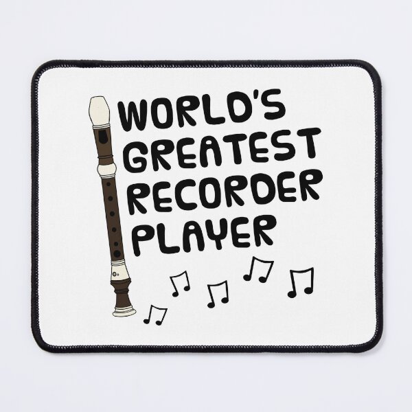Item preview, World's Greatest Recorder Player, Woodwind Music Teacher designed and sold by doodlerob.