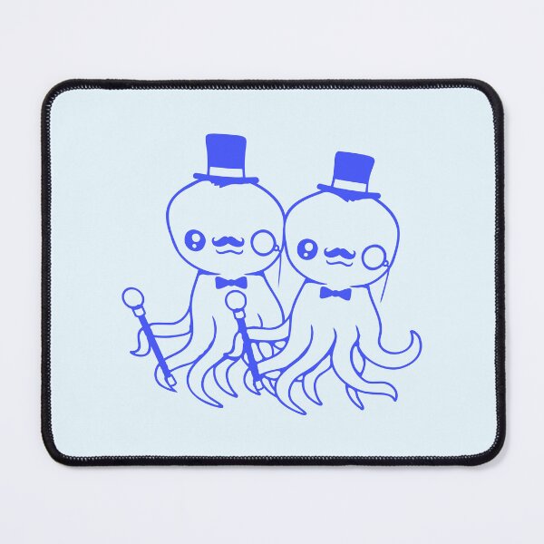 Item preview, 2 octopus sir hat monocle glasses two rich friends designed and sold by shirt-o-mat.