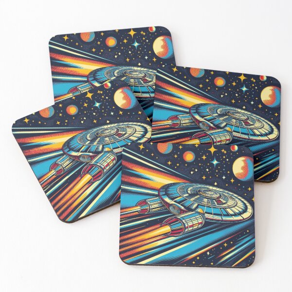 Item preview, popart spaceship designed and sold by Dogandesighn.