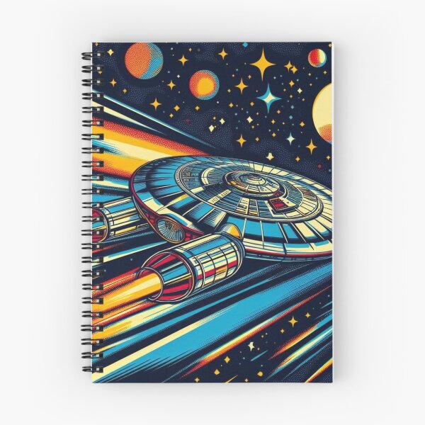 Item preview, popart spaceship designed and sold by Dogandesighn.