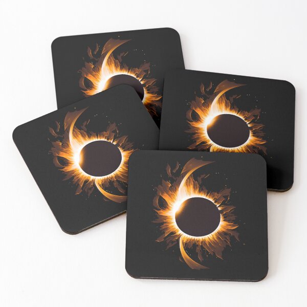 Item preview, Total Solar Eclipse Silhouette designed and sold by ShadowAndSlate.