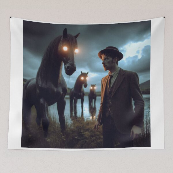 Item preview, Mythical Water Horse Digital Print Compliance designed and sold by FolkloreMacabre.