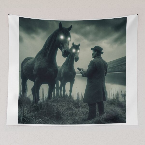 Item preview, Water Horse Excorcism Digital Print  1 designed and sold by FolkloreMacabre.
