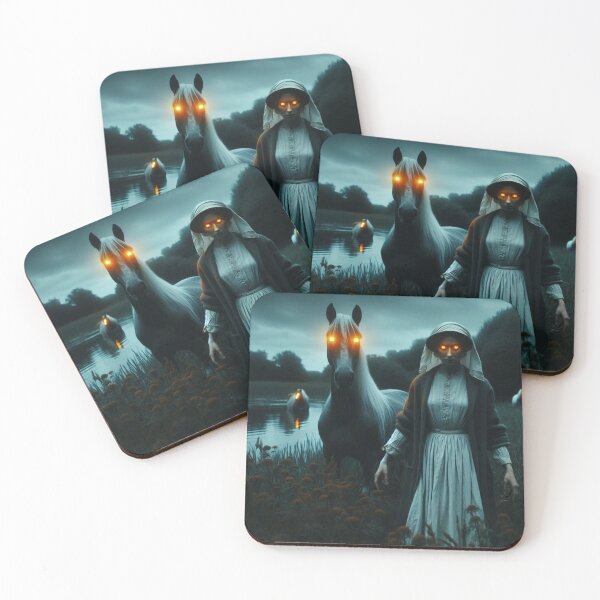 Item preview, Water Horse Contagion Digital Print  designed and sold by FolkloreMacabre.