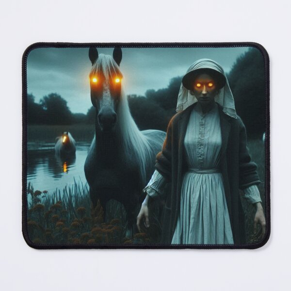 Item preview, Water Horse Contagion Digital Print designed and sold by FolkloreMacabre.