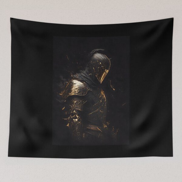 Item preview, Weary Medieval Knight - Fantasy Warrior designed and sold by ShadowAndSlate.