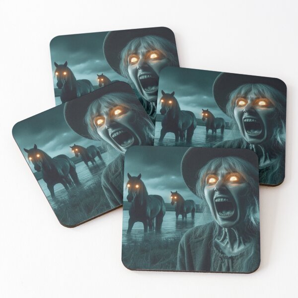 Item preview, Water Horse Contagion Digital Print 1 designed and sold by FolkloreMacabre.