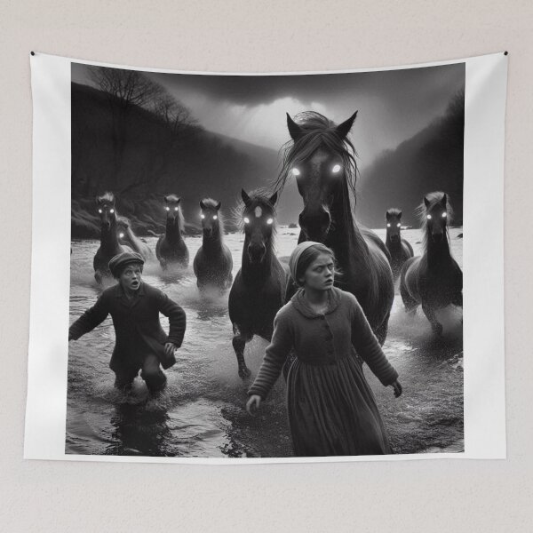 Item preview, Beware the Water Horse Digital Print 1 designed and sold by FolkloreMacabre.
