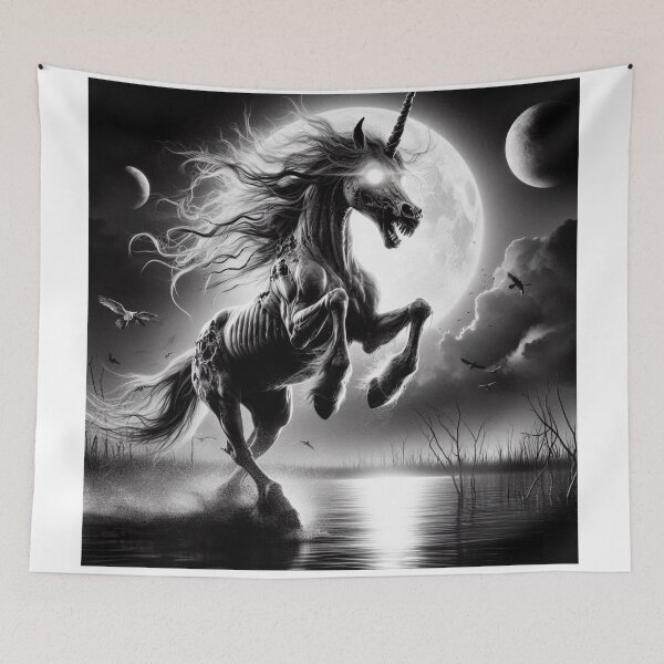 Item preview, Mythical Unicorn Digital Print 17 designed and sold by FolkloreMacabre.