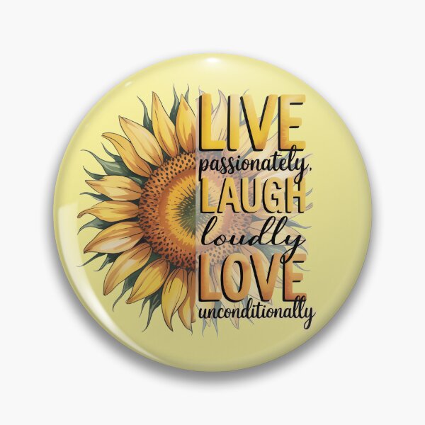 Item preview, Live Passionately, Laugh Loudly, Love Unconditionally Sunflower designed and sold by No1Equestrian.