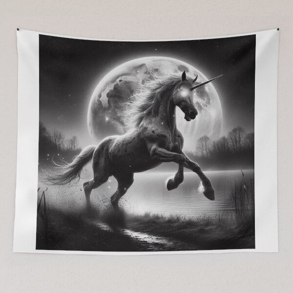 Item preview, Mythical Unicorn Digital Print 17 designed and sold by FolkloreMacabre.