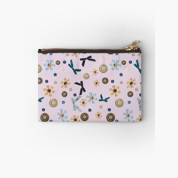 Item preview, Vintage Buttons and Bows Floral Pattern designed and sold by Anastaciaknits.