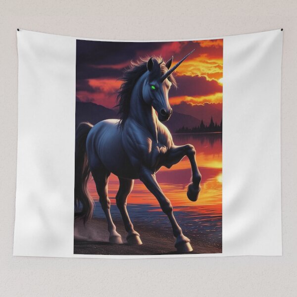 Item preview, Mythical Unicorn Digital Print 14 designed and sold by FolkloreMacabre.