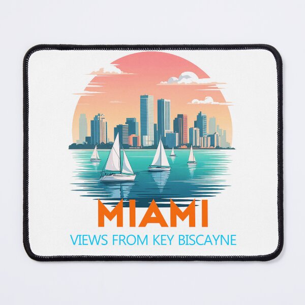 Item preview, Views of Miami from Key Biscayne designed and sold by Mahilis.