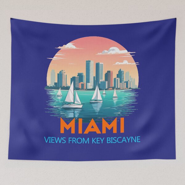Item preview, Views of Miami from Key Biscayne designed and sold by Mahilis.