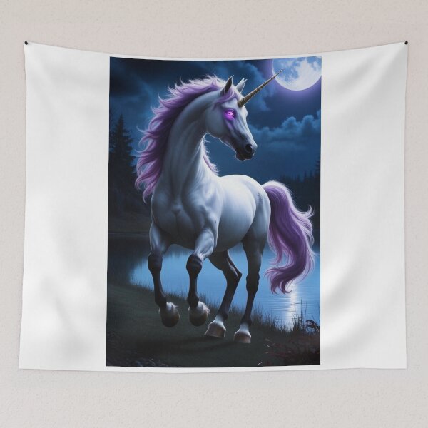 Item preview, Mythical Unicorn Digital Print 12 designed and sold by FolkloreMacabre.