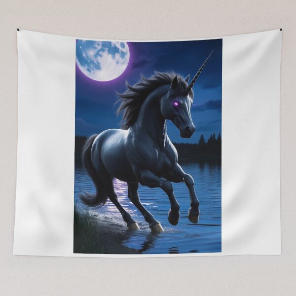 Item preview, Mythical Unicorn Digital Print 11 designed and sold by FolkloreMacabre.