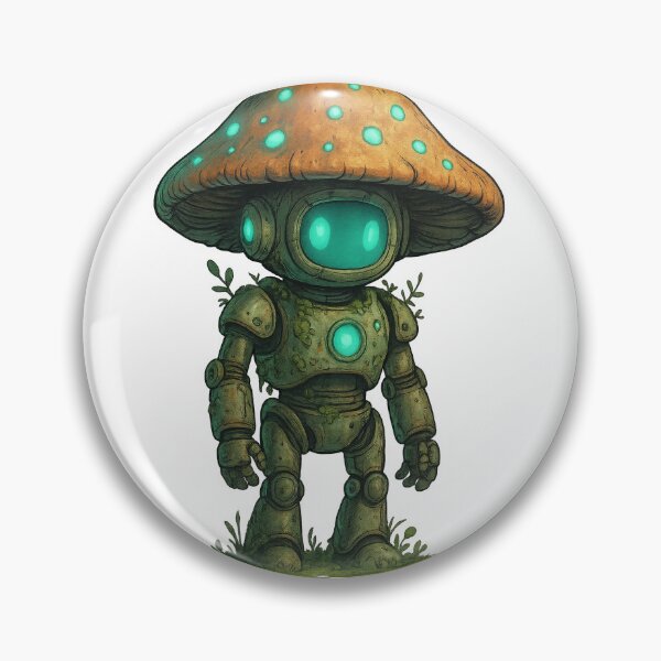 Item preview, ShroomBot 3000: Nature Just Got an Upgrade designed and sold by VikArt7.