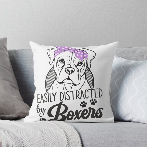 Item preview, Easily Distracted by Boxers designed and sold by Bichon Boutique.