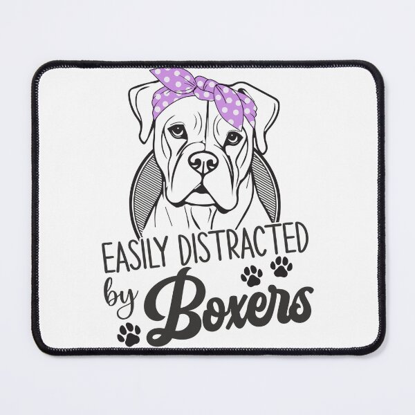 Item preview, Easily Distracted by Boxers designed and sold by Bichon Boutique.