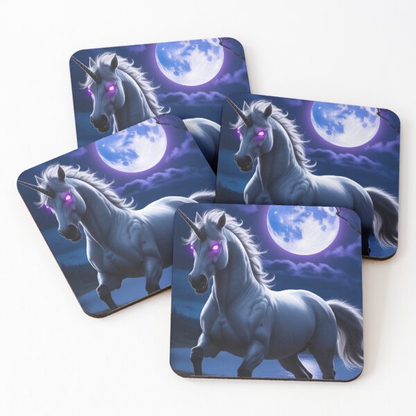 Item preview, Mythical Unicorn Digital Print 9 designed and sold by FolkloreMacabre.
