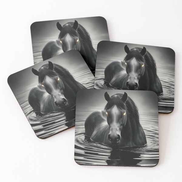 Item preview, Mythical Water Horse Digital Print 9 designed and sold by FolkloreMacabre.
