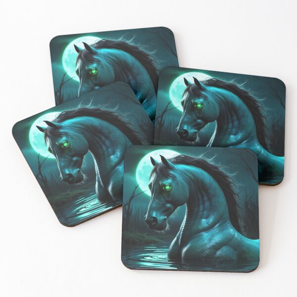 Item preview, Mythical Water Horse Digital Print 8 designed and sold by FolkloreMacabre.
