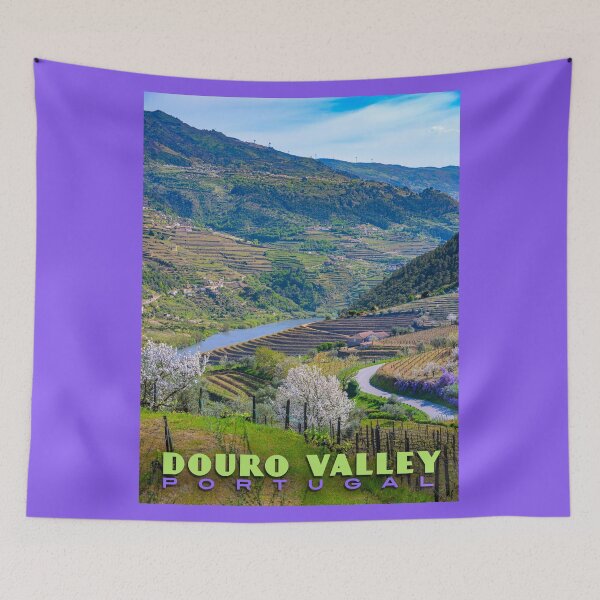 Item preview, Vintage-style Douro Valley Travel Poster designed and sold by travelwitheric.