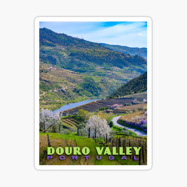 Item preview, Vintage-style Douro Valley Travel Poster designed and sold by travelwitheric.