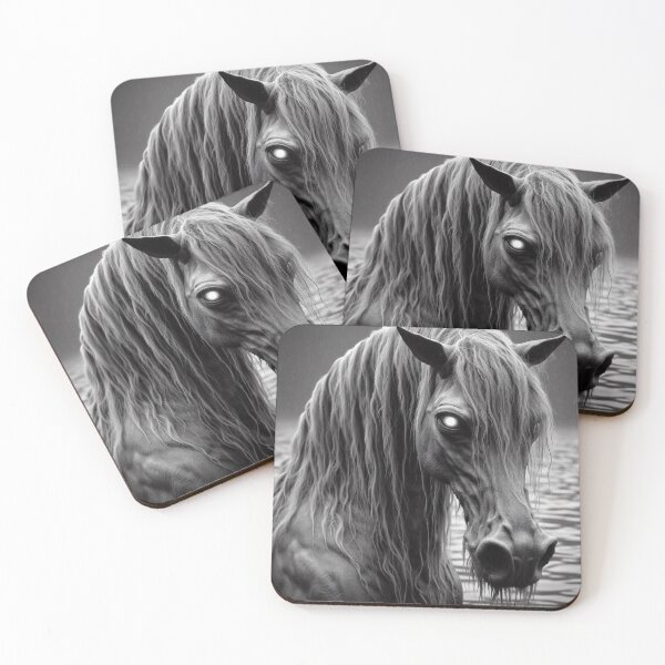 Item preview, Water Horse Portrait  designed and sold by FolkloreMacabre.