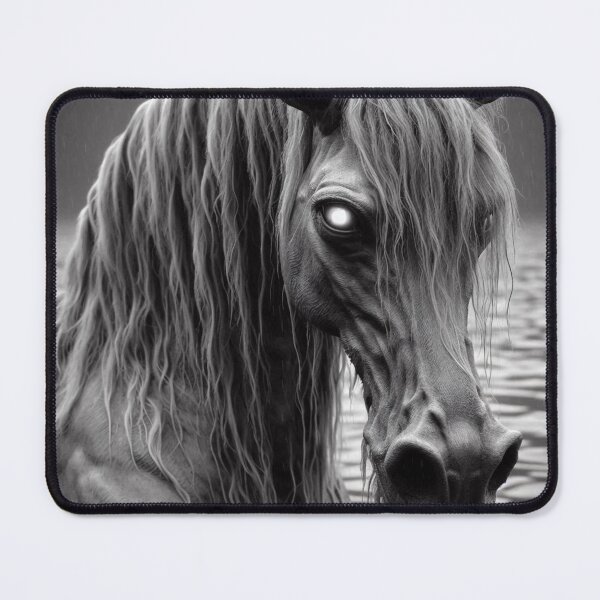 Item preview, Water Horse Portrait designed and sold by FolkloreMacabre.