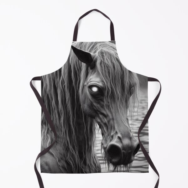 Item preview, Water Horse Portrait designed and sold by FolkloreMacabre.