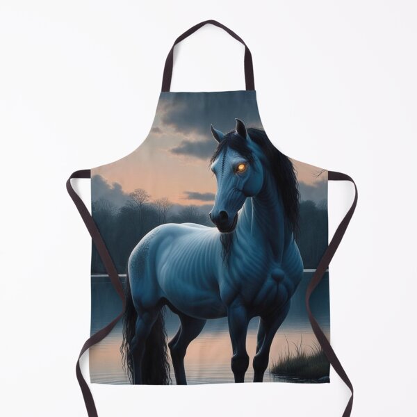 Item preview, Mythical Water Horse Print 8 designed and sold by FolkloreMacabre.