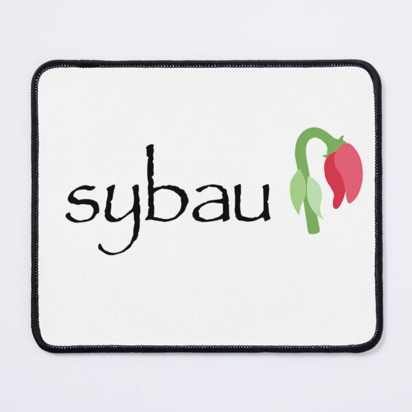 Item preview, "Sybau" with a wilted rose, aesthetic design designed and sold by kenoraa.