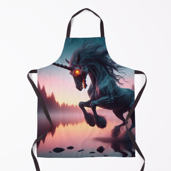 Item preview, Mythical Zombie Unicorn Digital Print 7 designed and sold by FolkloreMacabre.