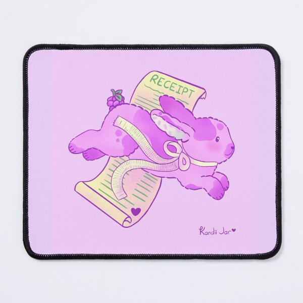 Item preview, Grape Bunny Receipt – Cute Kawaii Animal Design designed and sold by KandiiJar.