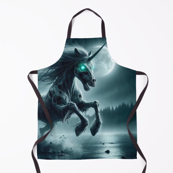 Item preview, Mythical Zombie Unicorn Digital Print 5 designed and sold by FolkloreMacabre.