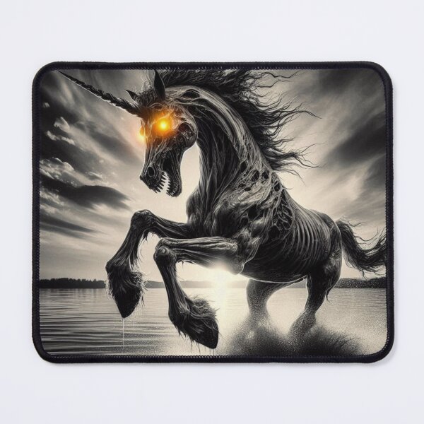 Item preview, Mythical Zombie Unicorn Digital Print 4 designed and sold by FolkloreMacabre.