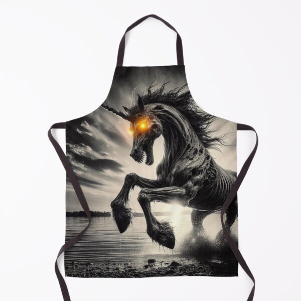 Item preview, Mythical Zombie Unicorn Digital Print 4 designed and sold by FolkloreMacabre.