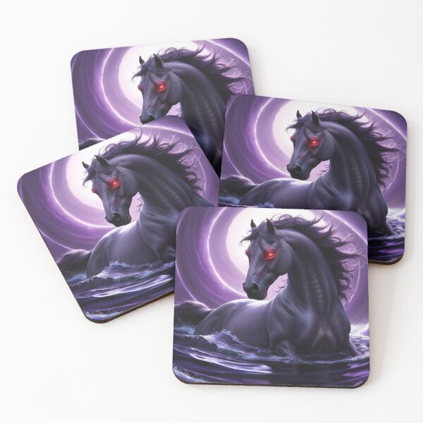 Item preview, Vortex Water Horse Print 2 designed and sold by FolkloreMacabre.