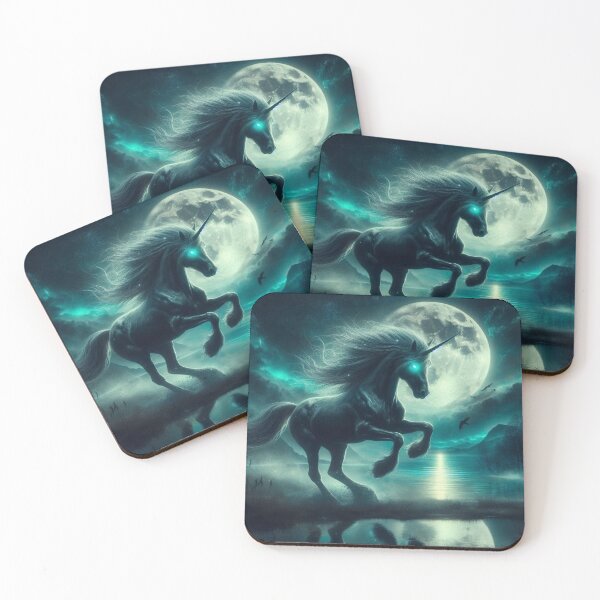 Item preview, Mythical Unicorn Digital Print 8 designed and sold by FolkloreMacabre.