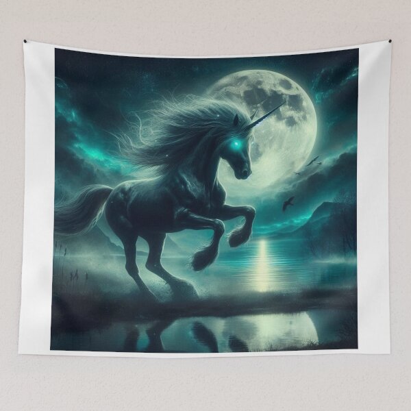Item preview, Mythical Unicorn Digital Print 8 designed and sold by FolkloreMacabre.