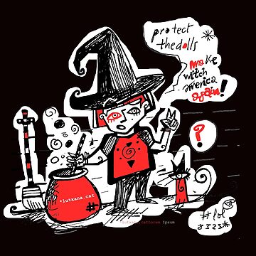 Imagen de la obra Bruja lutxana art de lutxana