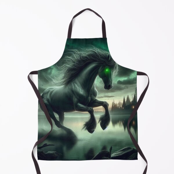 Item preview, Mythical Water Horse Print 7 designed and sold by FolkloreMacabre.