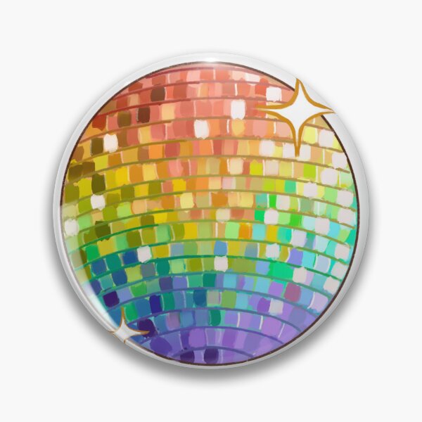 Item preview, Rainbow disco ball designed and sold by LydiaBlackArt.