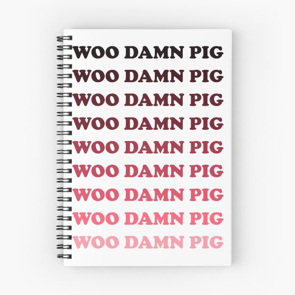 Item preview, Woo Damn Pig designed and sold by Spike The Punch Design Co..