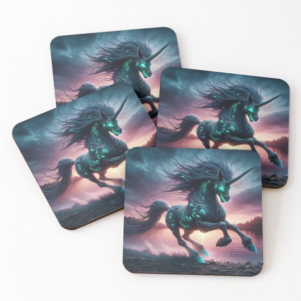 Item preview, Mythical Zombie Unicorn Digital Print 1 designed and sold by FolkloreMacabre.