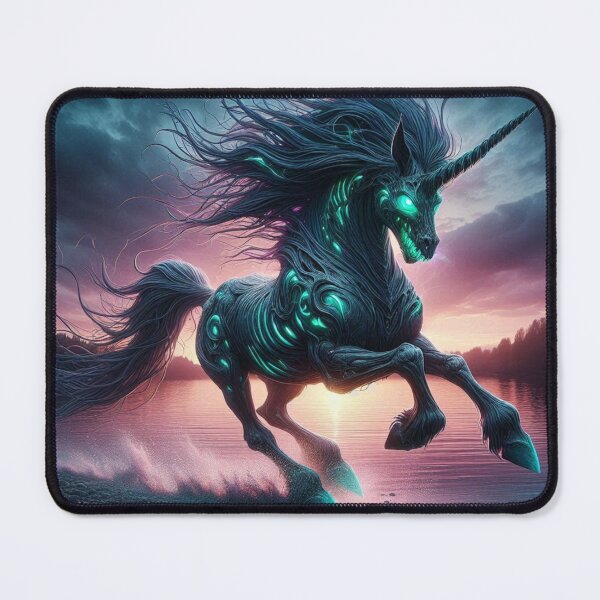 Item preview, Mythical Zombie Unicorn Digital Print 1 designed and sold by FolkloreMacabre.