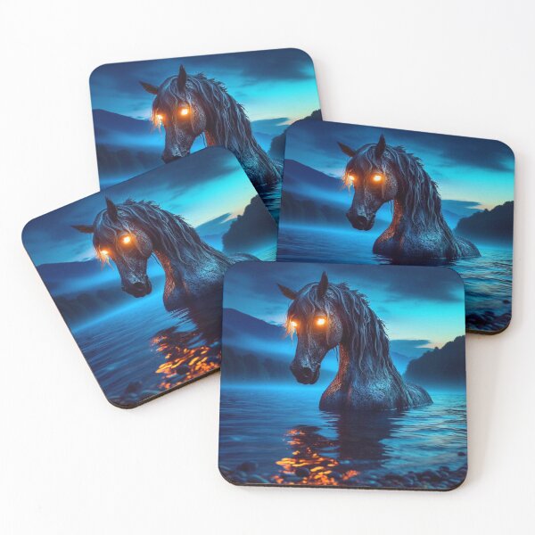 Item preview, Mythical Water Horse Digital Print 2 designed and sold by FolkloreMacabre.