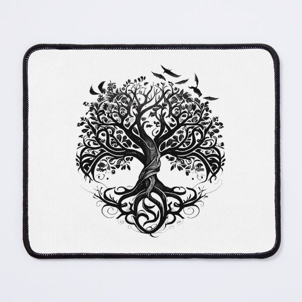 Item preview, Tribal Tattoo Tree designed and sold by ShadowAndSlate.